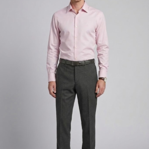 Pink Button-Up Shirt