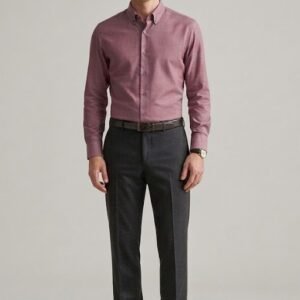 Fig Purple Button-Up Shirt